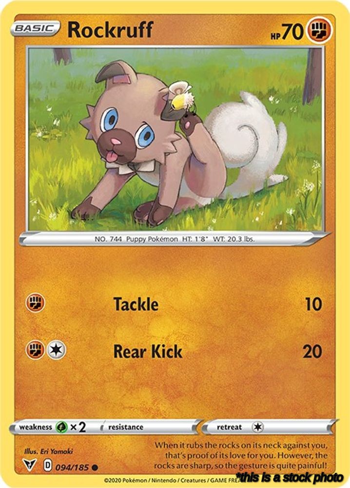 Normal Rockruff [094/185 Lightly Played ]