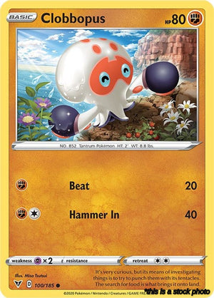 Normal Clobbopus [100/185 Near Mint ]