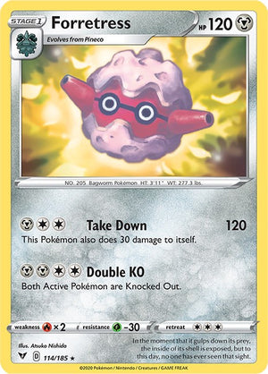 Rare Forretress [114/185 Near Mint ]