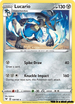 Normal Lucario [120/185 Near Mint ]