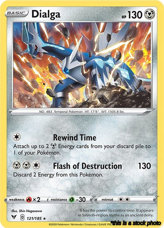 121/185 Dialga Holo Rare Holofoil
