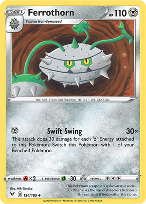 Uncommon Ferrothorn [124/185 Near Mint ]