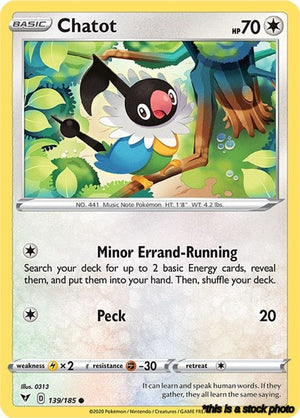 Normal Chatot [139/185 Near Mint ]