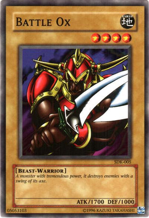 Unlimited Battle Ox [SDK-005 Lightly Played] Common / Short Print