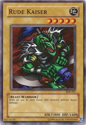 Unlimited Rude Kaiser [SDK-027 Lightly Played] Common / Short Print