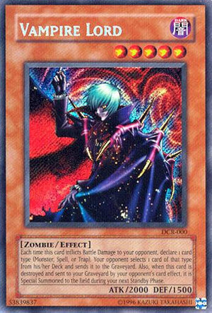 Unlimited Vampire Lord [DCR-000 Lightly Played] Secret Rare