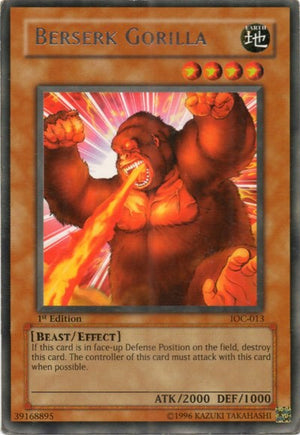 1st Edition Berserk Gorilla [IOC-013 Lightly Played] Rare