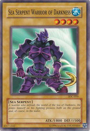 Unlimited Sea Serpent Warrior of Darkness [IOC-059 Lightly Played] Common / Short Print
