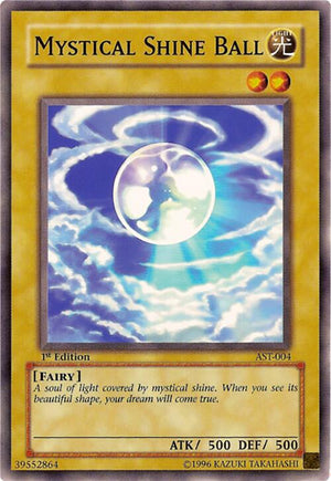 1st Edition Mystical Shine Ball [AST-004 Lightly Played] Common / Short Print