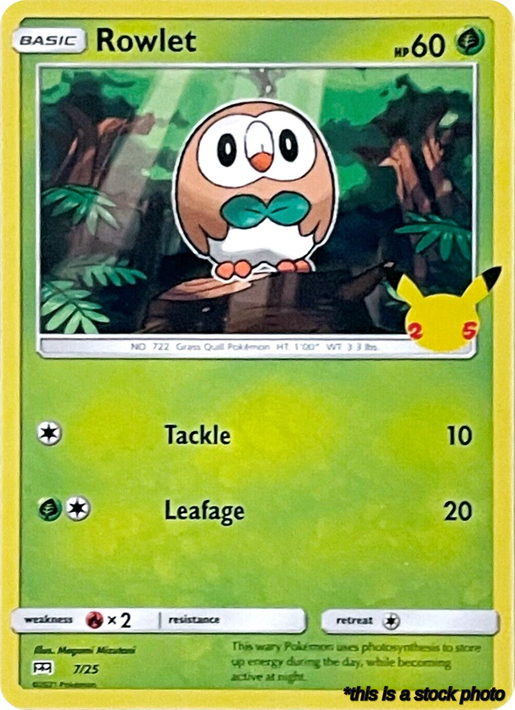 007/025 Rowlet Promo Normal