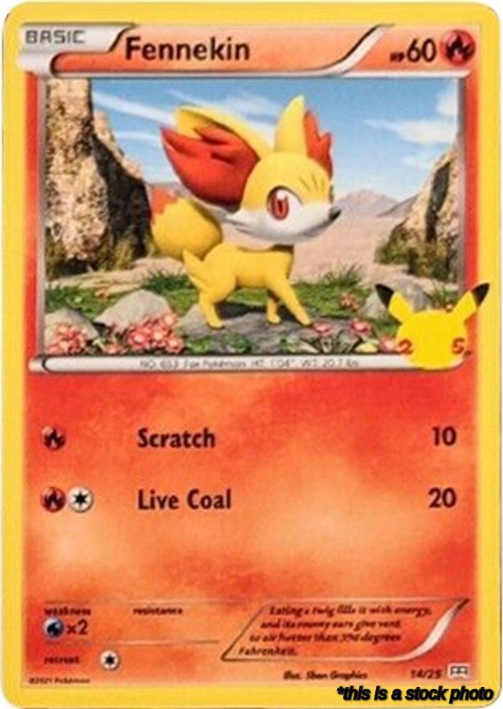 014/025 Fennekin Promo Holofoil