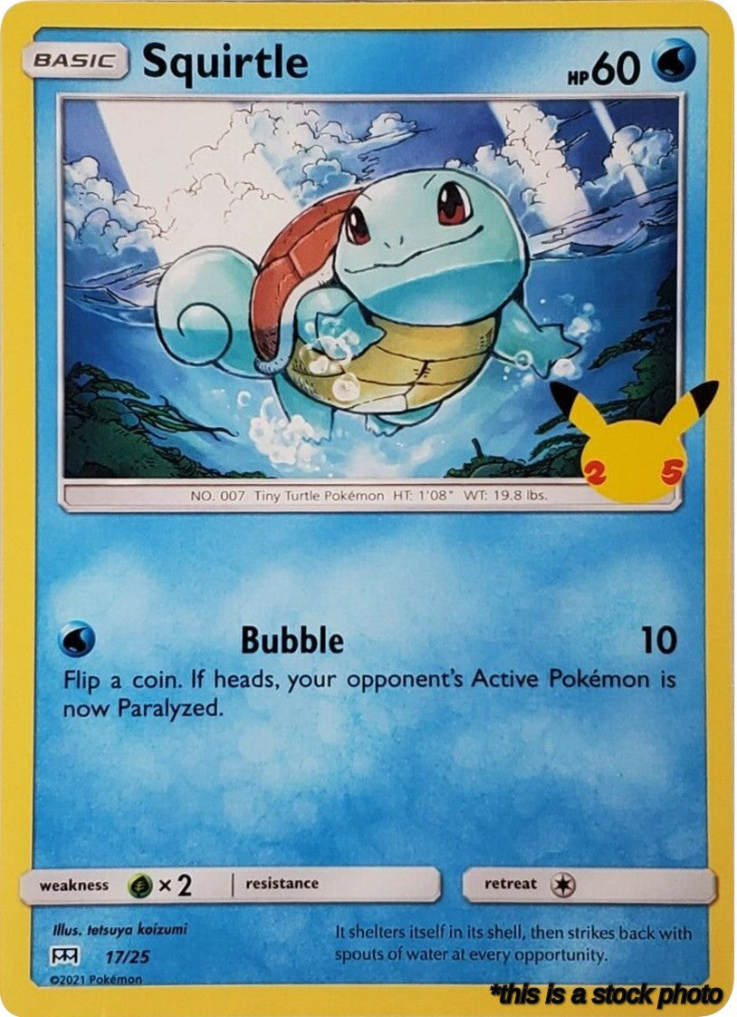 Holofoil Squirtle - 17/25 [017/025 Near Mint ]
