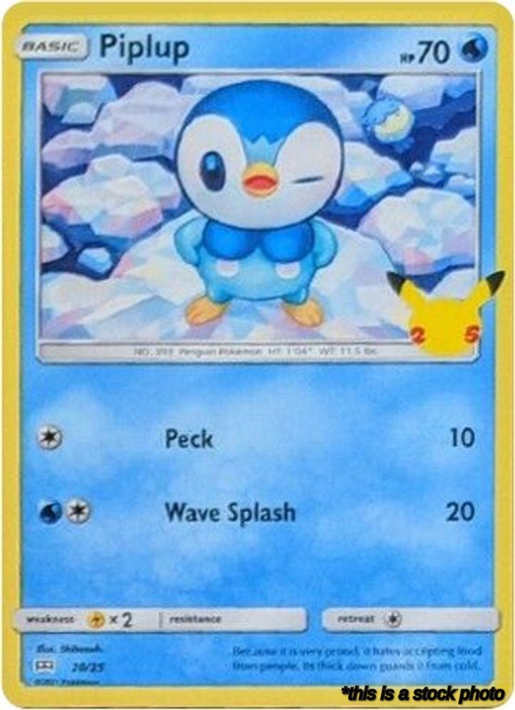 020/025 Piplup Promo Holofoil