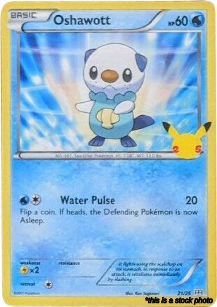 Holofoil Oshawott - 21/25 [021/025 Lightly Played ]