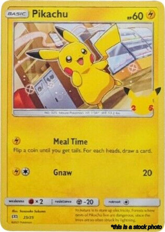 Normal Pikachu - 25/25 [025/025 Near Mint ]