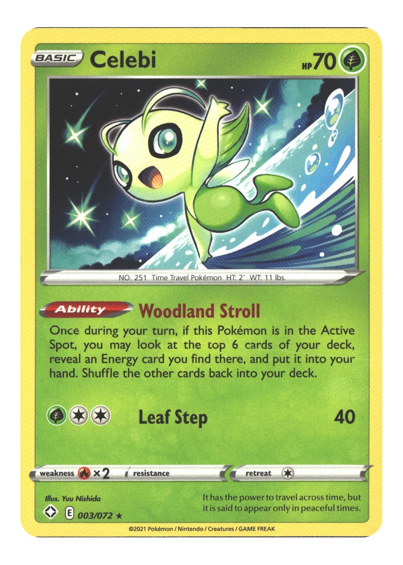 003/072 Celebi Rare Normal