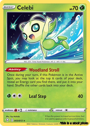 Normal Celebi [003/072 Near Mint ]