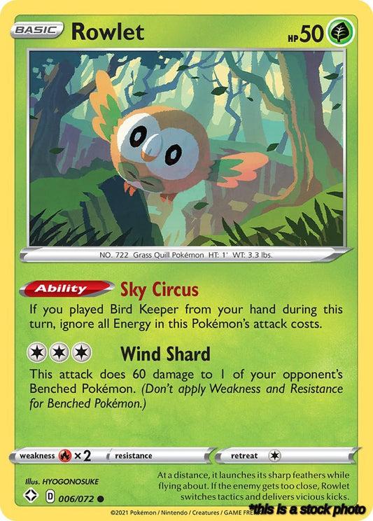 Common Rowlet [006/072 Lightly Played ]