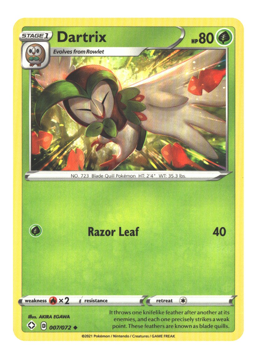 007/072 Dartrix Uncommon Normal