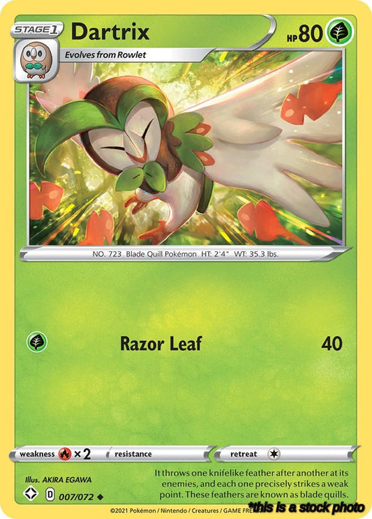 007/072 Dartrix Uncommon Normal