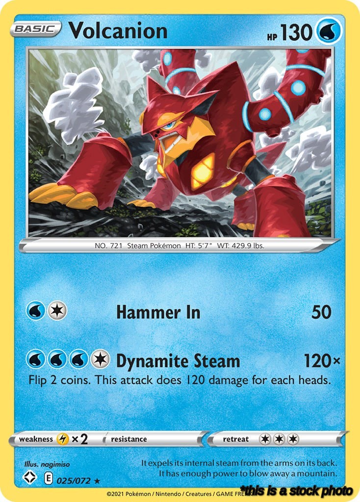 025/072 Volcanion Rare Normal