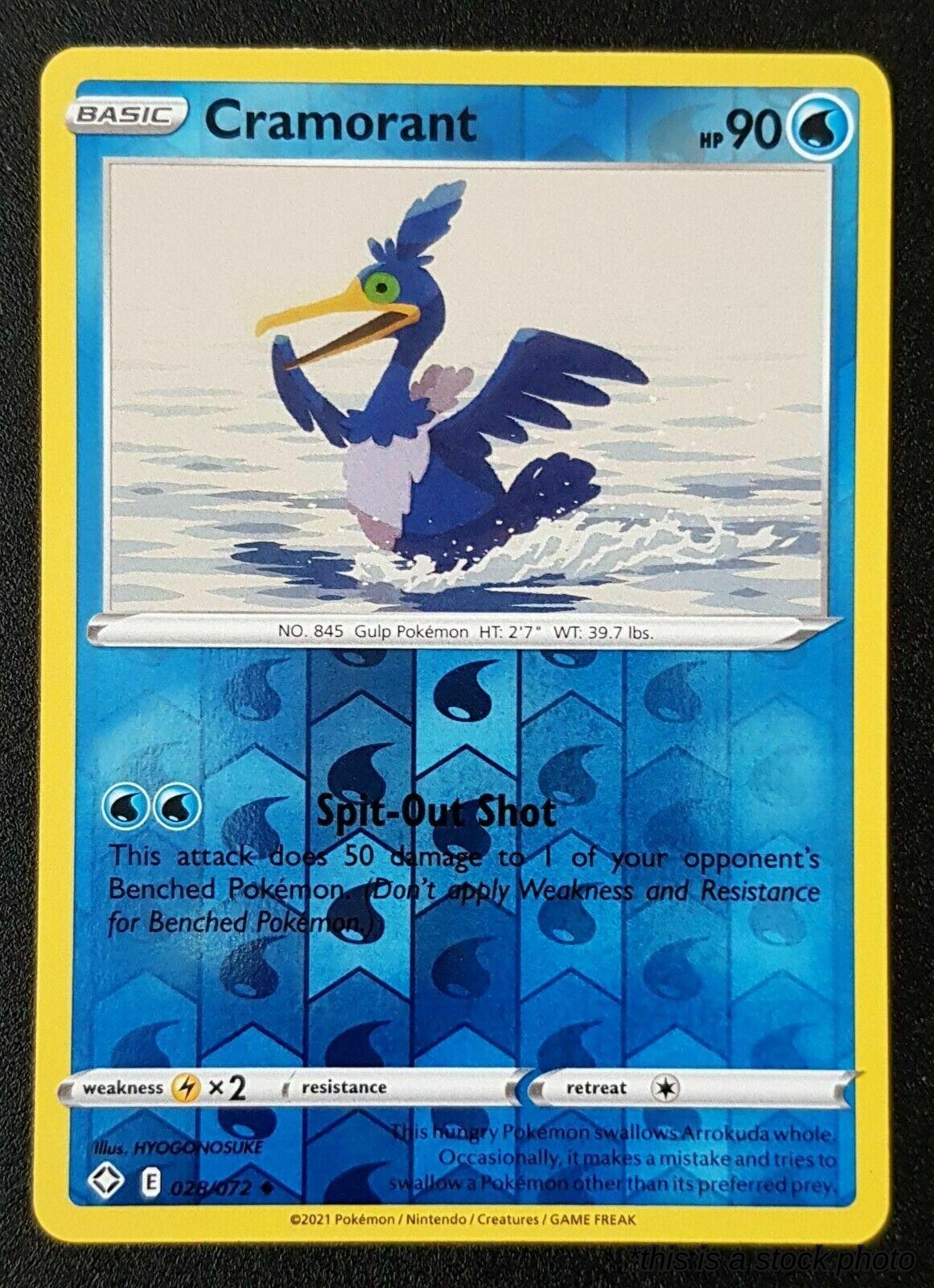 028/072 Cramorant Uncommon Reverse Holofoil
