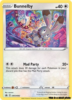 SWSH082 Bunnelby Promo Holofoil