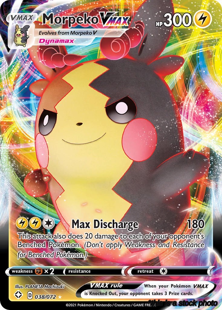 Holofoil Morpeko VMAX [038/072 Lightly Played ]