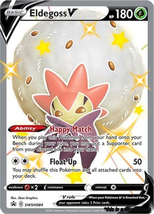 SWSH084 Eldegoss V Promo Holofoil
