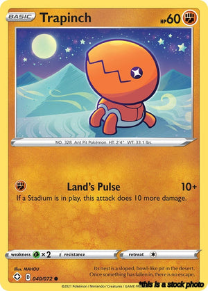Normal Trapinch [040/072 Lightly Played ]