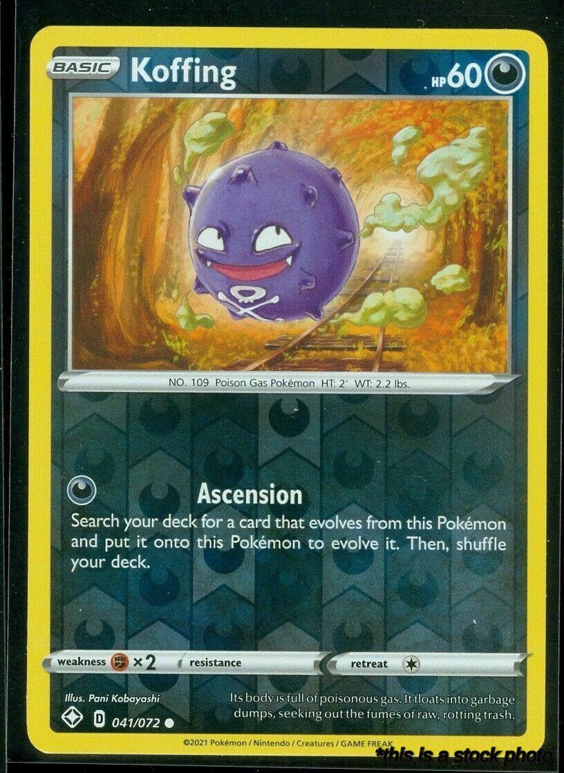 Reverse Holofoil Koffing [041/072 Lightly Played ]