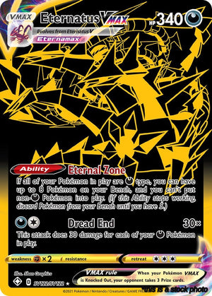 SV122/SV122 Eternatus VMAX Shiny Holo Rare Holofoil