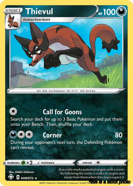 Holo Rare Thievul [048/072 Lightly Played ]