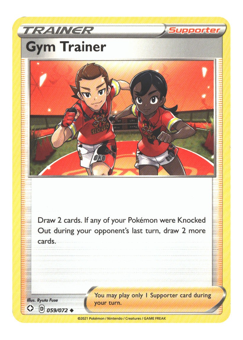 059/072 Gym Trainer Uncommon Normal