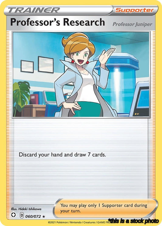 Rare Professor's Research [Professor Juniper] [060/072 Lightly Played ]