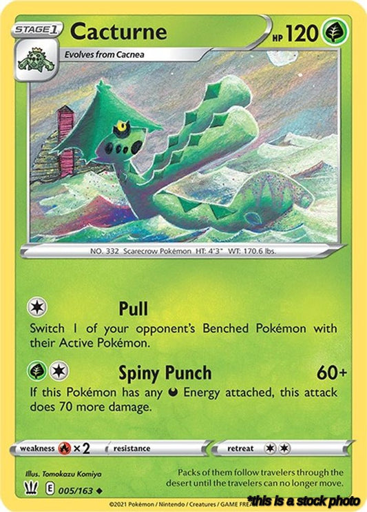 Uncommon Cacturne [005/163 Lightly Played ]