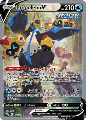 Ultra Rare Empoleon V (Alternate Full Art) [146/163 Near Mint ]