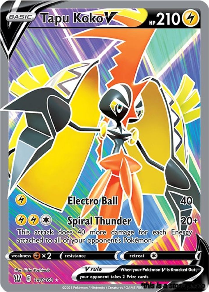 Tapu Koko V (Full Art)