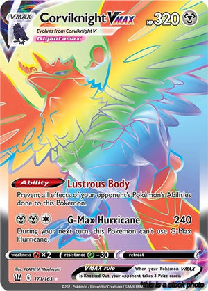Holofoil Corviknight VMAX (Secret) [171/163 Near Mint ]