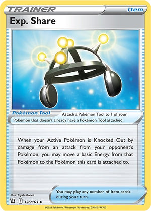 Uncommon Exp. Share [126/163 Near Mint ]