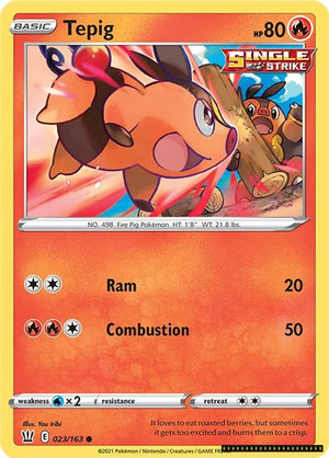 Common Tepig [023/163 Lightly Played ]