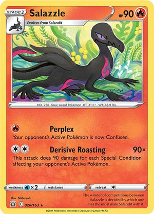 Rare Salazzle [028/163 Lightly Played ]