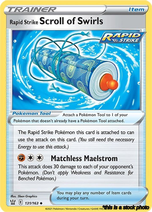 Uncommon Rapid Strike Scroll of Swirls [131/163 Near Mint ]