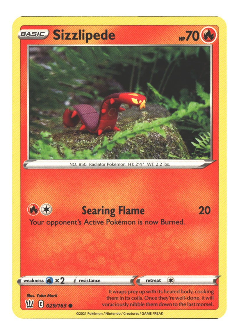 029/163 Sizzlipede Common Normal