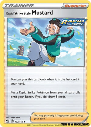 Normal Rapid Strike Style Mustard [132/163 Lightly Played ]
