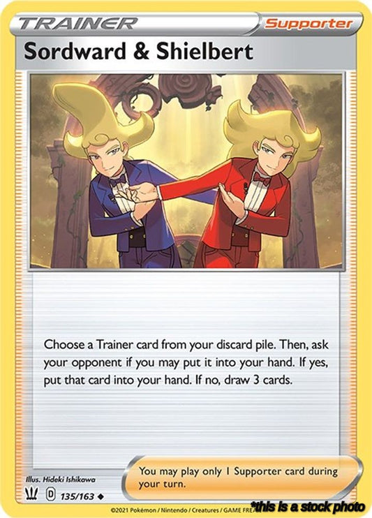 Uncommon Sordward & Shielbert [135/163 Near Mint ]