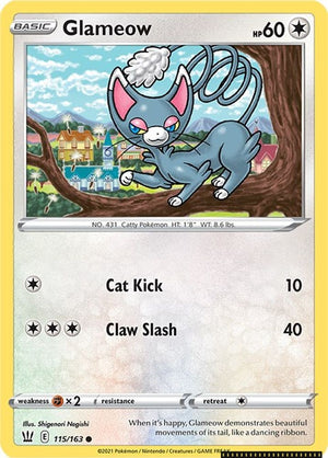 Common Glameow [115/163 Lightly Played ]