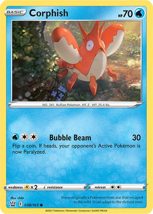 Common Corphish [038/163 Lightly Played ]