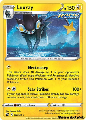 Holo Rare Luxray [048/163 Near Mint ]