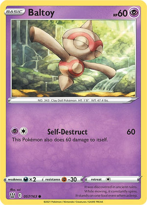 Common Baltoy [057/163 Lightly Played ]